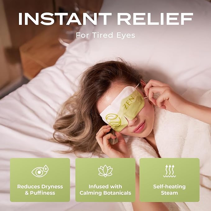 Body Restore Heated Eye Mask for Dry Eyes 5 Pack – Mothers Day Gifts for Mom - Image 8