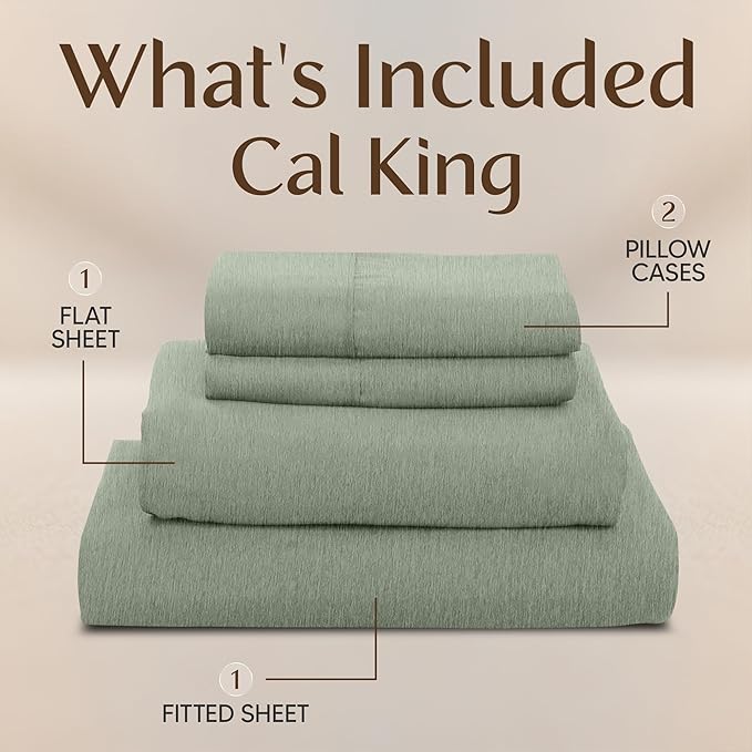 Utopia Bedding California King Size Sheet Set – 4 Piece Bed Sheets, Soft and - Image 3