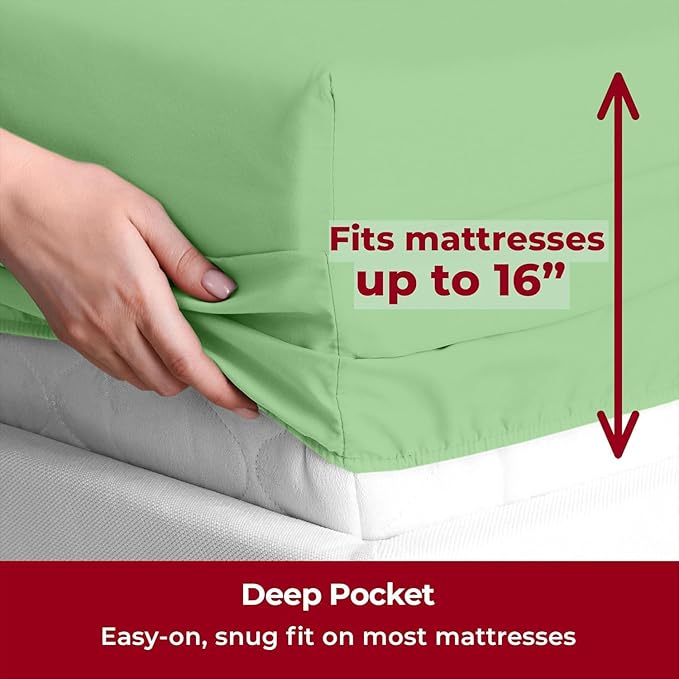 Mellanni Split King Sheets Set - Image 5