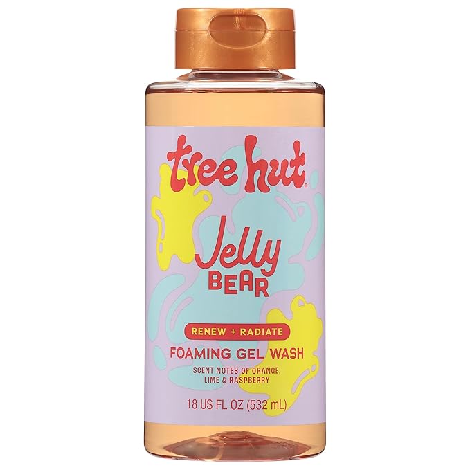 Tree Hut Jelly Bear Foaming Gel Body Wash, Hydrating & Moisturizing Shower Gel by TreeHut