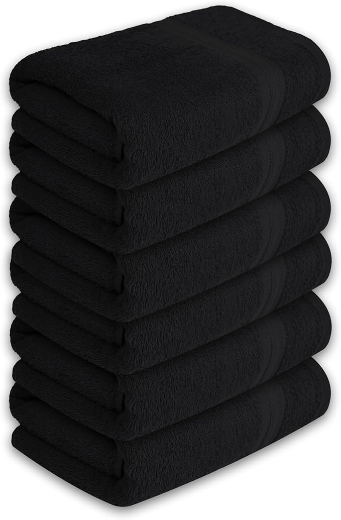 Medium Bath Towels Pack of 6 – 24x48 Inches – Soft, Quick Dry & Highly - Image 8