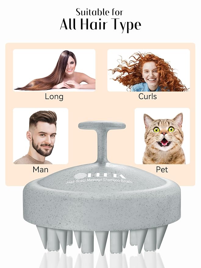 HEETA Hair Scalp Massager for Hair Growth, Shampoo Brush, Scalp Scrubber - Image 7