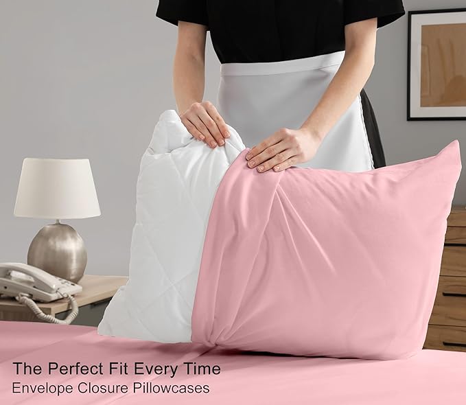 RUVANTI 100% Cotton Sheets – King Size Percale Bedding, Cooling & Breathable - Image 7