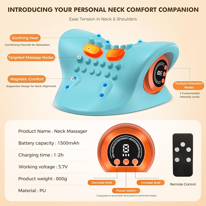 Neck Massager 2026 New Upgrade 3 in 1 Portable Massager - Image 7