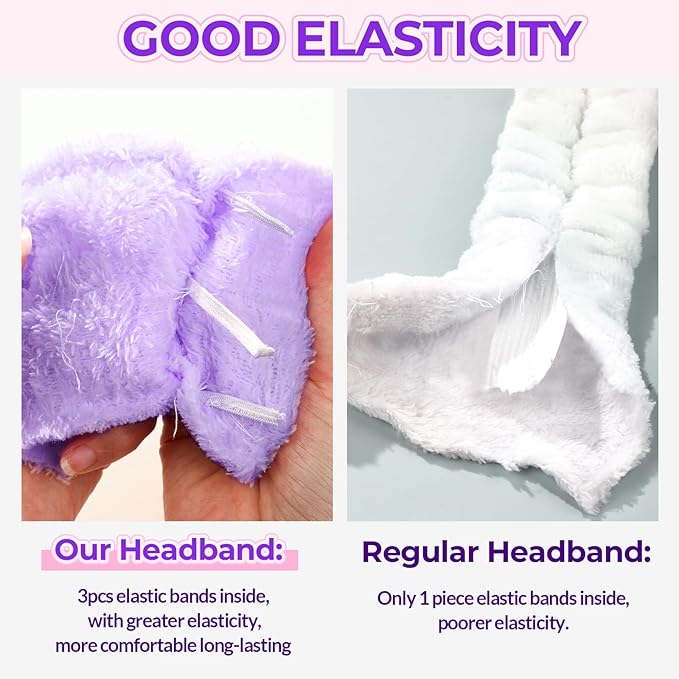 LEOBRO Spa Headbands, Easter Basket Valentines Gifts - Image 6