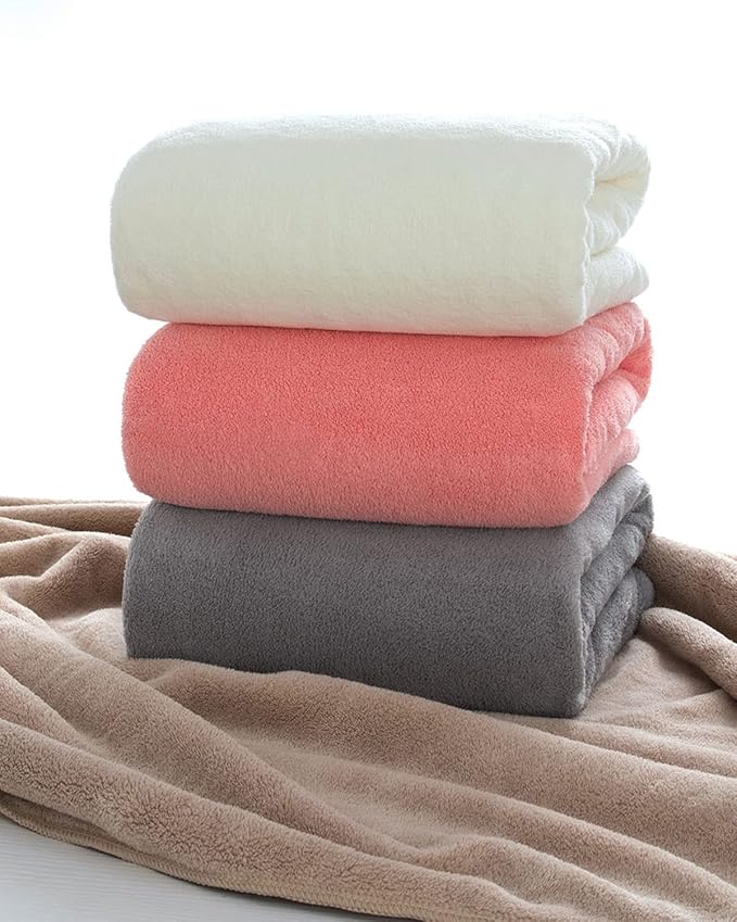 Lumimi Towels 4 Piece Soft Microfiber Bath Towel Set Salon Gym Yoga Travel - Image 8