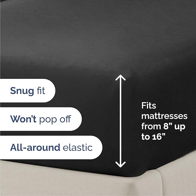 Queen Size 4 Piece Sheet Set - Image 3