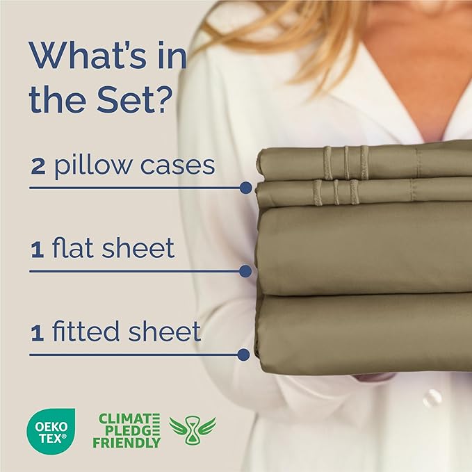King Size 4 Piece Sheet Set - Image 2
