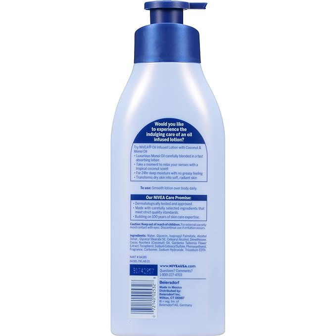 NIVEA Oil Infused Lotion Coconut and Monoi Oil Body Lotion - Image 15