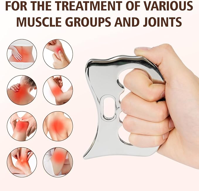 tonchean 8-Piece Muscle Scraper IASTM Tool Set, Gua Sha Scraping Massage Tool - Image 2