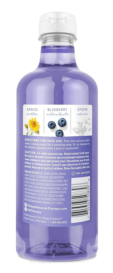 Village Naturals Therapy, Comfort 2-in-1 Foaming Bath Oil & Body Wash, 16 oz - Image 2