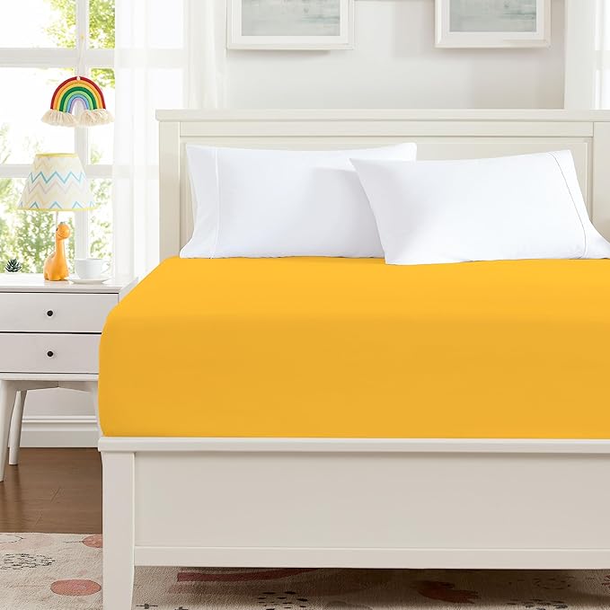 Hotella 100% Microfiber Full Size Fitted Sheet Only, Machine Washable and - Image 4