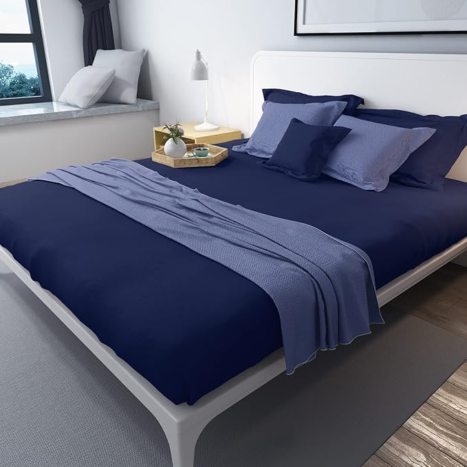 Lirex Flat Sheet, Full Size Extra Soft Brushed Microfiber 1800 Microfiber Flat - Image 5