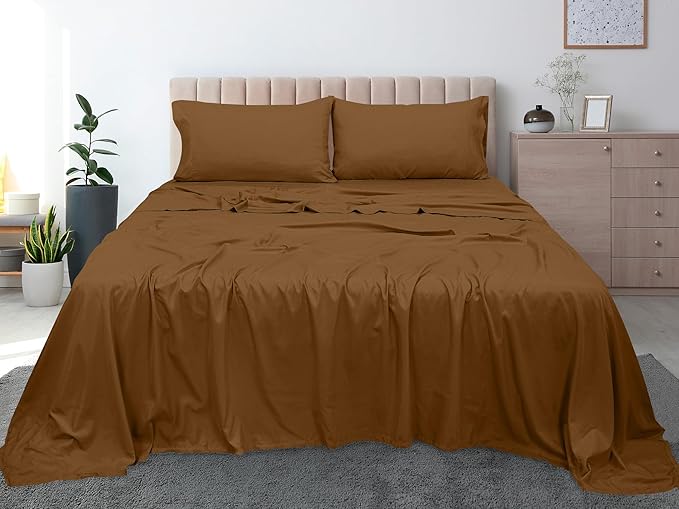 Royale Linens 300 Thread Count 100% Long Staple Combed Cotton Flat Sheet - Image 9