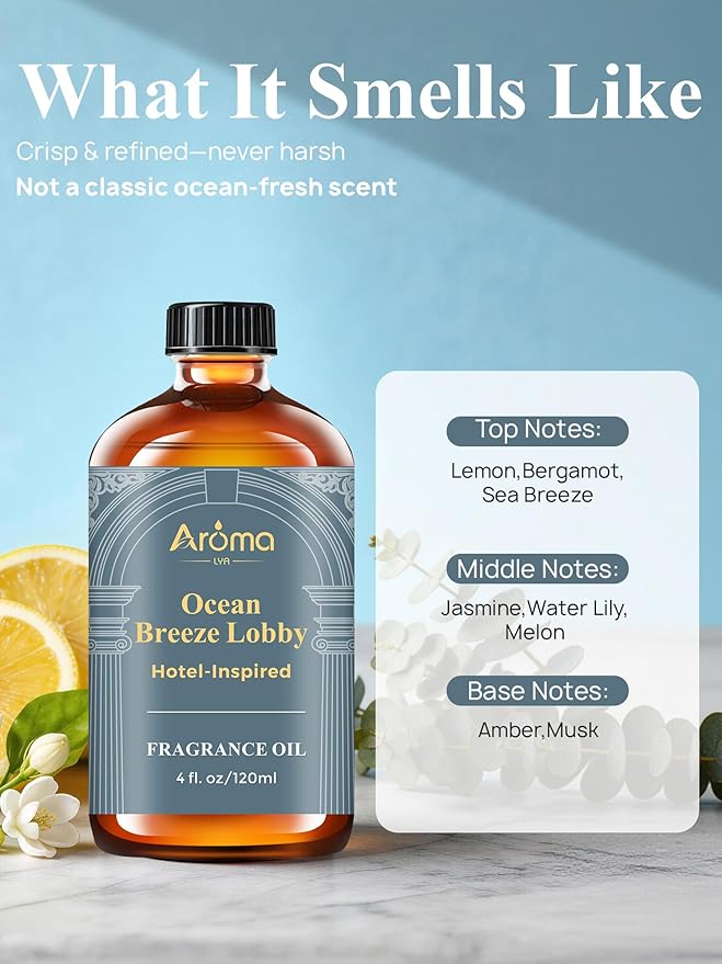 Ocean Breeze Lobby — a Hotel-Inspired Fragrance Oil that Feels Like a Coastal - Image 3
