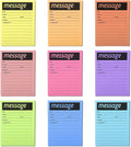9 Pieces Telephone Message Sticky Notes Pads 4 x 5 Inch Assorted Neon Colors Sticky Notes Urgent Notes Self Stick Note Pads for Work Call, Office Supplies, 50 Sheets/Pack (Fluorescent Colors)