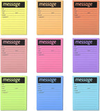 9 Pieces Telephone Message Sticky Notes Pads 4 x 5 Inch Assorted Neon Colors Sticky Notes Urgent Notes Self Stick Note Pads for Work Call, Office Supplies, 50 Sheets/Pack (Fluorescent Colors)