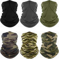 Fuinloth Neck Gaiter, 6 Pack Cooling UV Protection Bandana Face Mask Gator Scarf by fuinloth