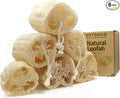 Natural loofah Sponges Exfoliating Body Scrubber, Real Luffa Unveil Your Skin's by YOTDHUO