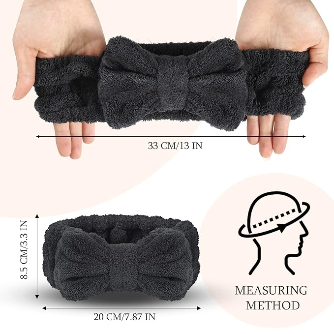Hicarer 3 Pieces Towel Headbands - Image 2