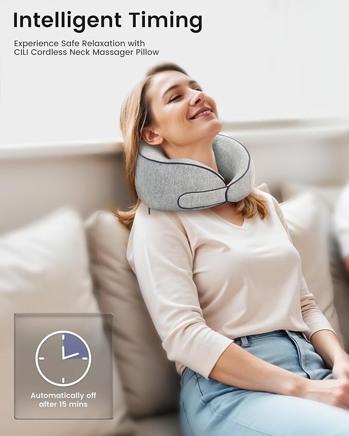 CILI Cordless Shiatsu Neck Massager - Image 4