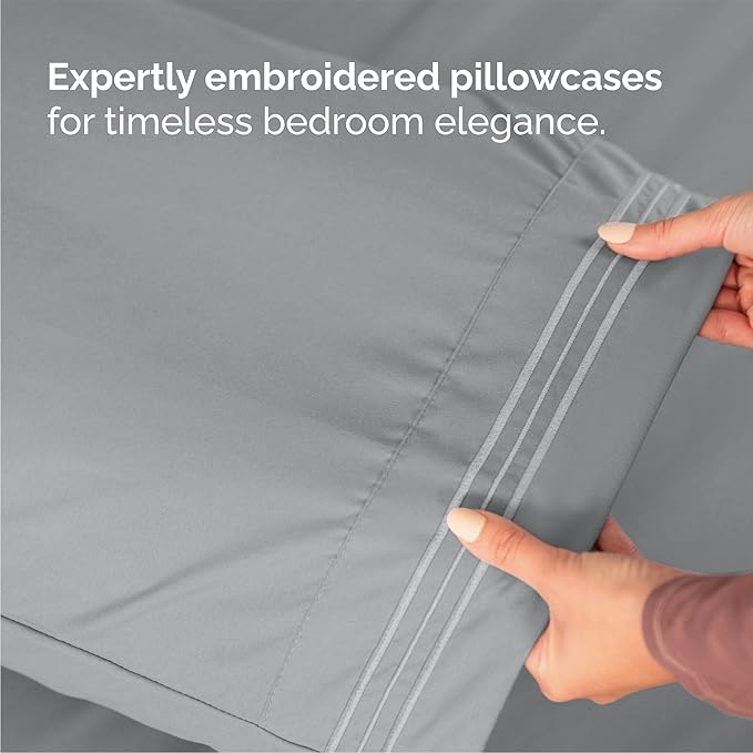 Queen Size 4 Piece Sheet Set - Image 6