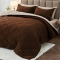 MUXHOMO 7 Pieces King Comforter Set, Reversible Bed in a Bag King Size by MUXHOMO