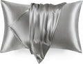 Love's cabin Satin Pillowcase Set of 2 King Size 20x36, Cooling Pillow Covers by Lovescabin