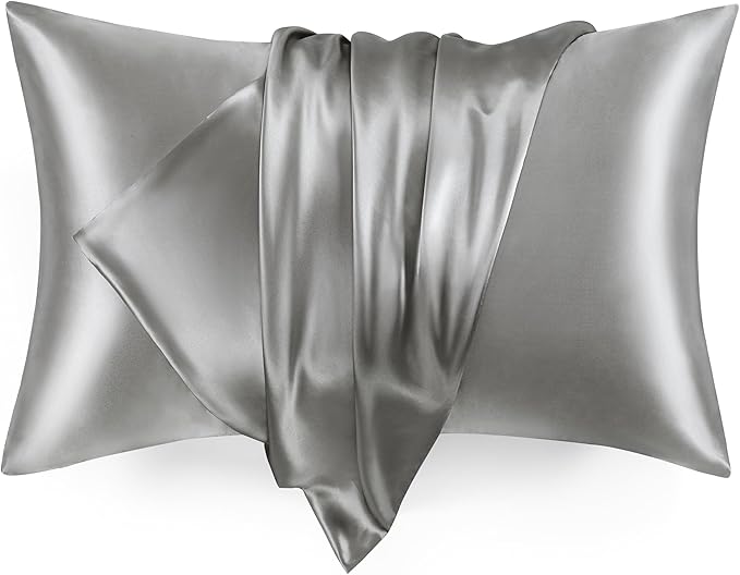 Love's cabin Satin Pillowcase Set of 2 King Size 20x36, Cooling Pillow Covers by Lovescabin