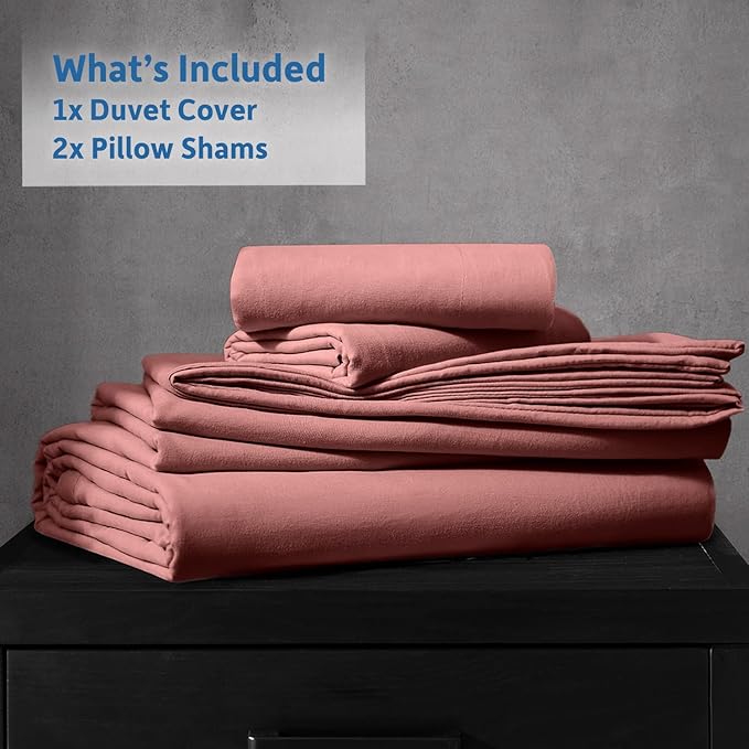 Nestl Pink Clay Duvet Cover Queen Size - Image 9