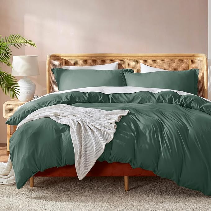 Nestl Forest Green Duvet Cover Queen Size by Nestl