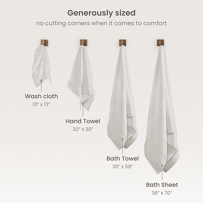 BIOWEAVES 100% Organic Cotton 700 GSM Plush Washcloths 13" x 13" GOTS Certified - Image 6