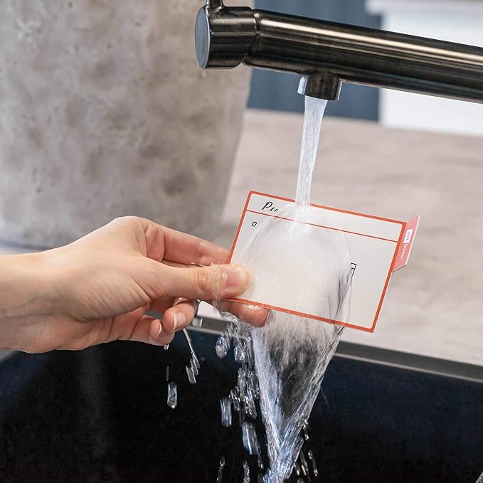 PATboard Scrum Board and Kanban Board - 16 Task Cards Medium - with nanocups® for Glass - Orange