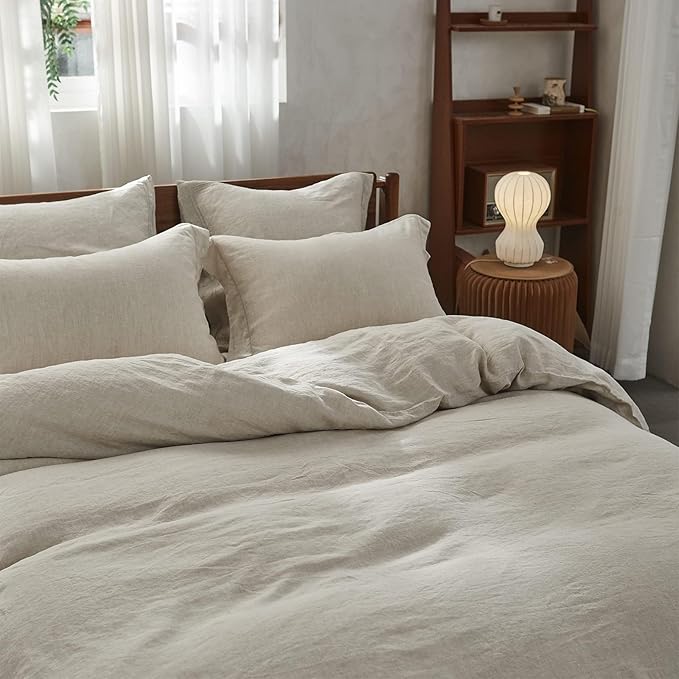 Simple&Opulence 100% Linen Duvet Cover Set - Image 5