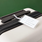 Juvale Self-Laminating Luggage Tags for Suitcases - 4.1 x 2.6 in Clear, Pack of 30 - Bulk Bag Tags with EVA Loops & DIY Paper Inserts - Business Card Luggage Tag