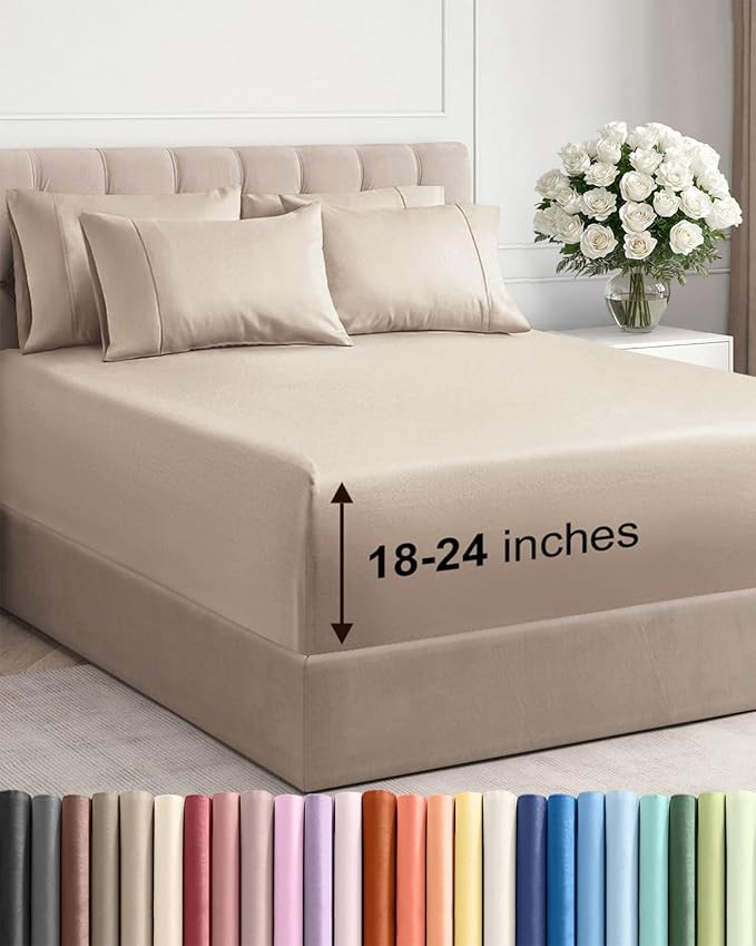 Extra Deep Cal King Sheet Set by CGKUnlimited