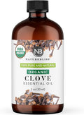 NaturoBliss Organic Clove Essential Oil 1 oz – 100% Pure, Undiluted by NaturoBliss
