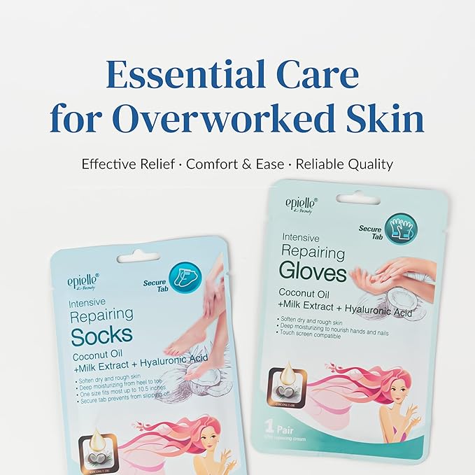 Epielle Intensive Repairing Hand Mask 6 Pairs, Soften - Image 7