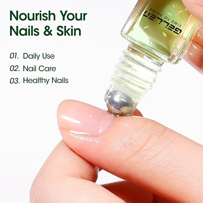 Gellen Cuticle Oil, Roll-On Nail Growth Oil, Nail Oil - Image 6