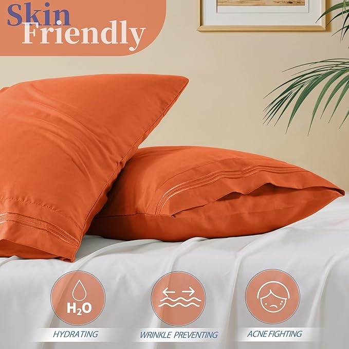 Vonty 2 Pack Queen Pillow Cases - Image 3