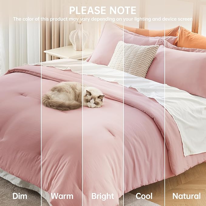 MUXHOMO Twin/Twin XL Comforter Set, All Season Ultra Soft Down Alternative - Image 9