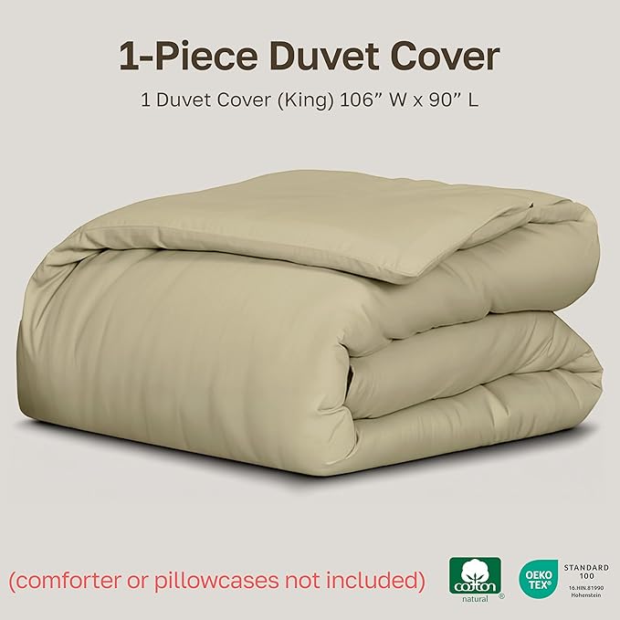 California Design Den 100% Cotton Duvet Cover King Only - Image 5