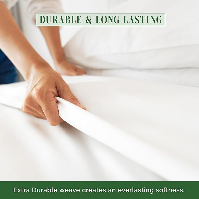 Luxury Flat Sheet on Amazon Elegant Comfort Wrinkle-Free 1500 Premier Hotel - Image 4