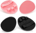 Silicone Body Scrubber 4PCS, 360° Anti-Slip & Enlarged Exfoliating Bath Glove by GEENOA
