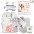 my novel things Birthday Gifts for Women, Spa Robe and Slippers Set, Bathrobe by mynovelthings