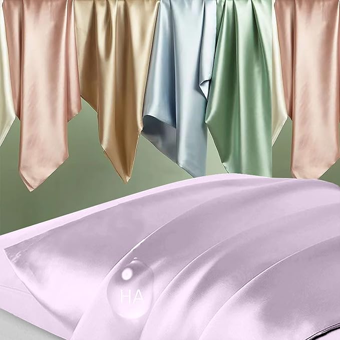Silk Pillowcase for Hair and Skin, Mulberry Silk Pillow Cases Queen Size - Image 2