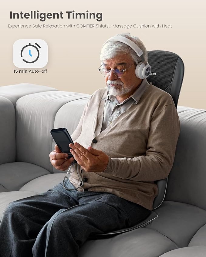 COMFIER Shiatsu Full Back Massager - Image 4