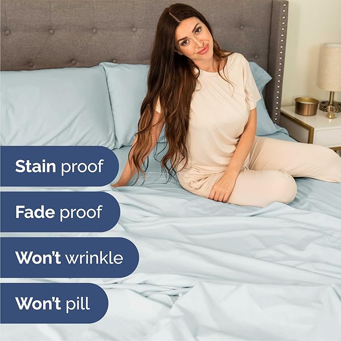 Queen Size 4 Piece Sheet Set - Image 5