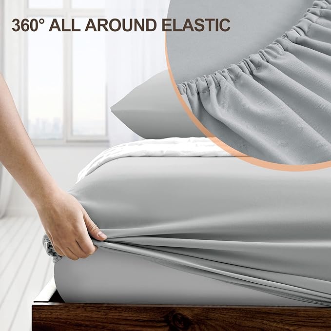 FreshCulture California King Fitted Sheet Only - Image 3