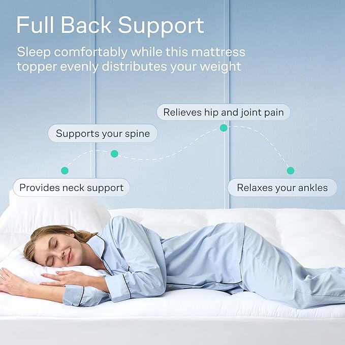 Cloud-Like California King Mattress Topper - Image 4